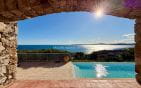 VILLA PROVENCALE DE CHARME EN PIERRE AVEC PISCINE ET GARAGE DE PLUS DE 100 M² A PIED DES PLAGES  ET COMMERCES, VUE MER PANORAMIQUE GOLFE DE SAINT TROPEZ LES ISSAMBRES Min 3
