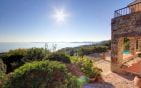 VILLA PROVENCALE DE CHARME EN PIERRE AVEC PISCINE ET GARAGE DE PLUS DE 100 M² A PIED DES PLAGES  ET COMMERCES, VUE MER PANORAMIQUE GOLFE DE SAINT TROPEZ LES ISSAMBRES Min 1