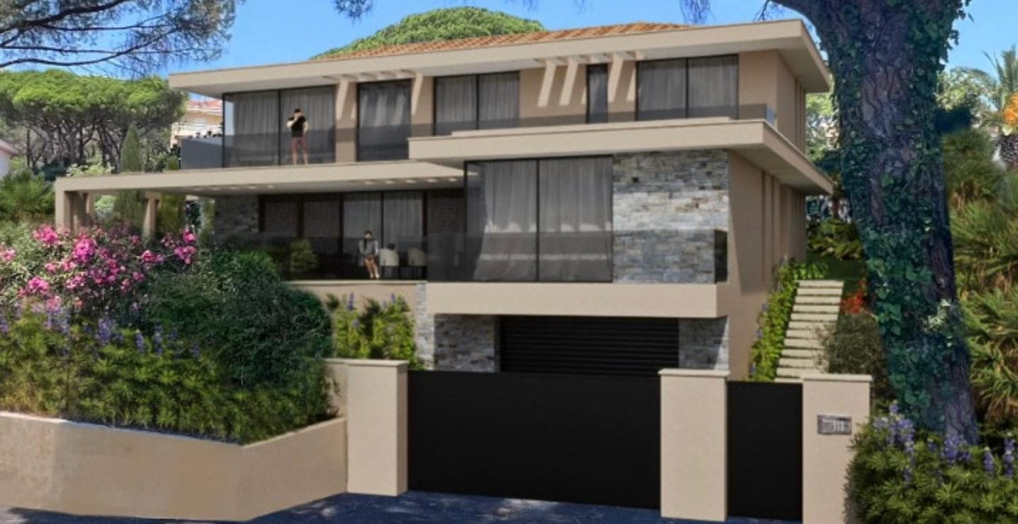 À VENDRE VILLA NEUVE DE 260M² 6 PIÈCES AVEC VUE MER PISCINE ET GARAGE DE 100M², À QUELQUES PAS DU CENTRE ET DES PLAGES DE SAINTE-MAXIME Image 0