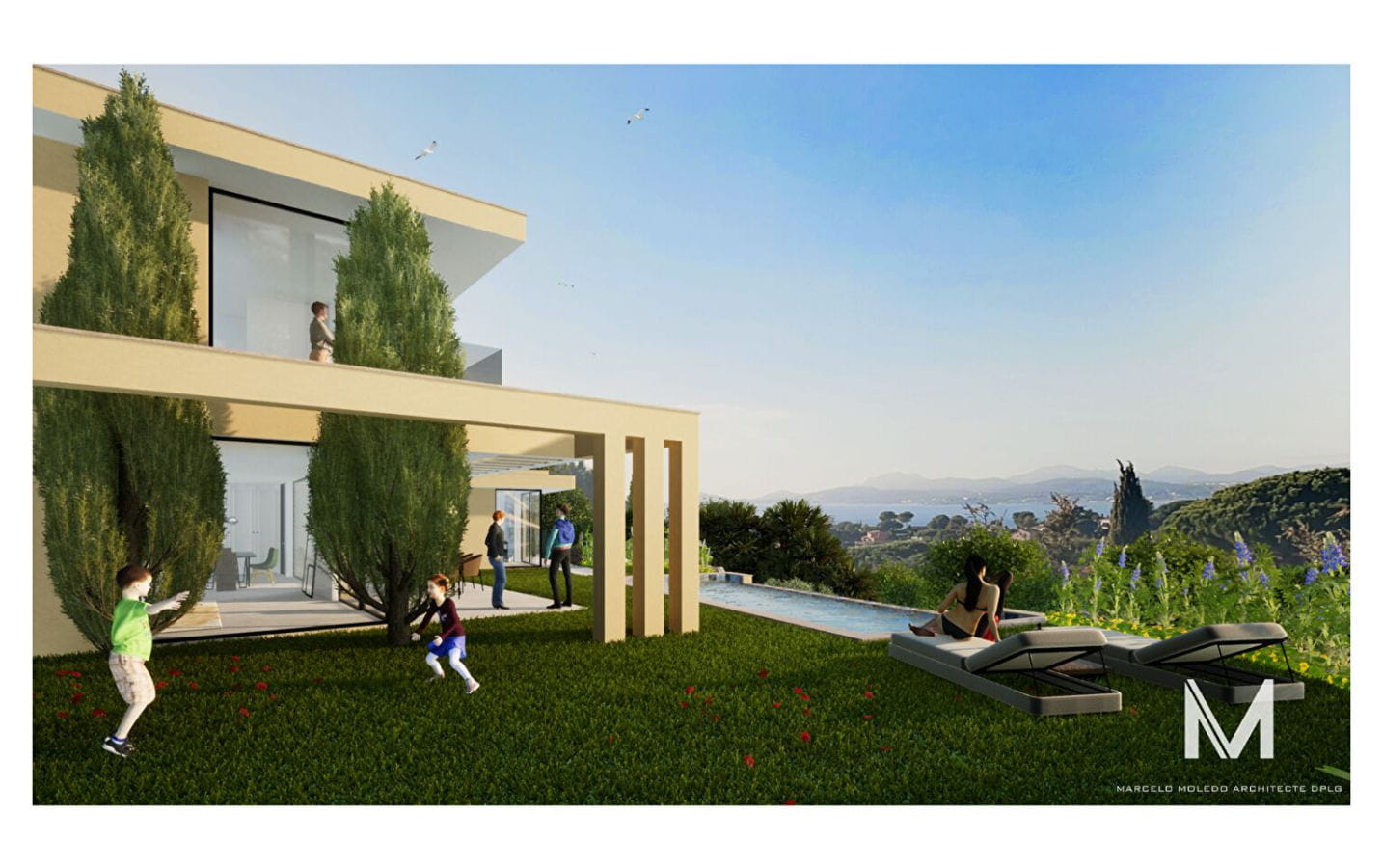 TERRAIN À VENDRE DE 1 463 M² AVEC VUE MER ET PERMIS DE CONSTRUIRE ACCEPTÉ, SITUÉ DANS UN DOMAINE PRIVÉ AUX ISSAMBRES Image 3