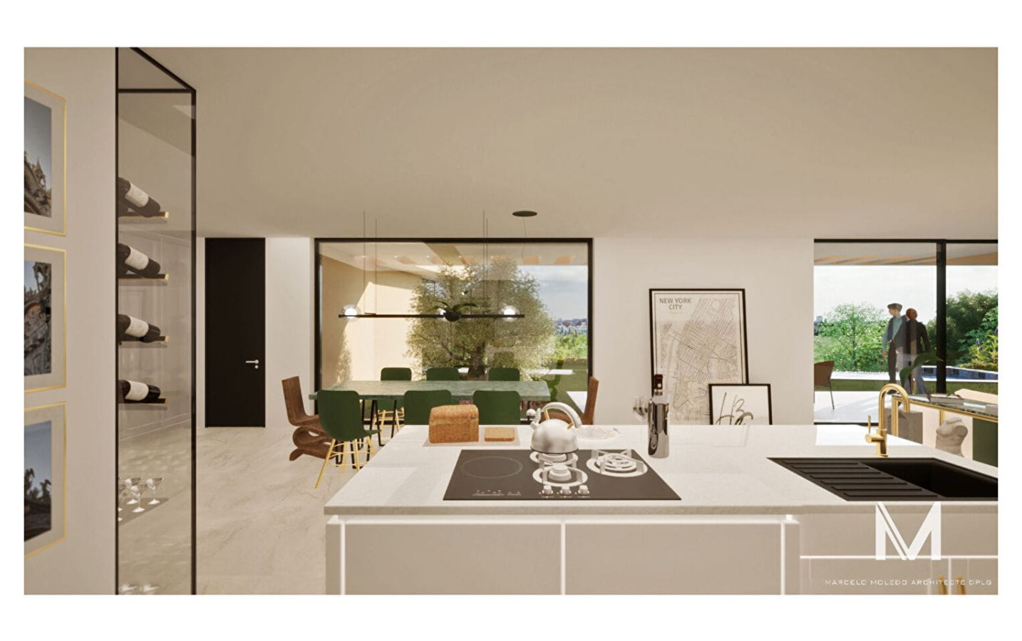 TERRAIN À VENDRE DE 1 463 M² AVEC VUE MER ET PERMIS DE CONSTRUIRE ACCEPTÉ, SITUÉ DANS UN DOMAINE PRIVÉ AUX ISSAMBRES Image 6