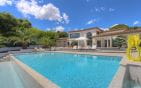 ARCHITECT-DESIGNED VILLA FOR SALE WITH 7 ROOMS WITH SEA VIEW, POOL AND DOUBLE GARAGE, LOCATED IN GRIMAUD, NEAR THE BEAUVALLON GOLF COURSE Min 11