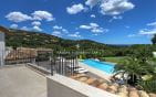 ARCHITECT-DESIGNED VILLA FOR SALE WITH 7 ROOMS WITH SEA VIEW, POOL AND DOUBLE GARAGE, LOCATED IN GRIMAUD, NEAR THE BEAUVALLON GOLF COURSE Min 9