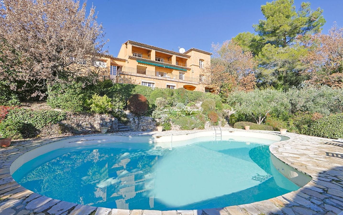 Cabris, Villa Panoramic View To The Sea Image 5