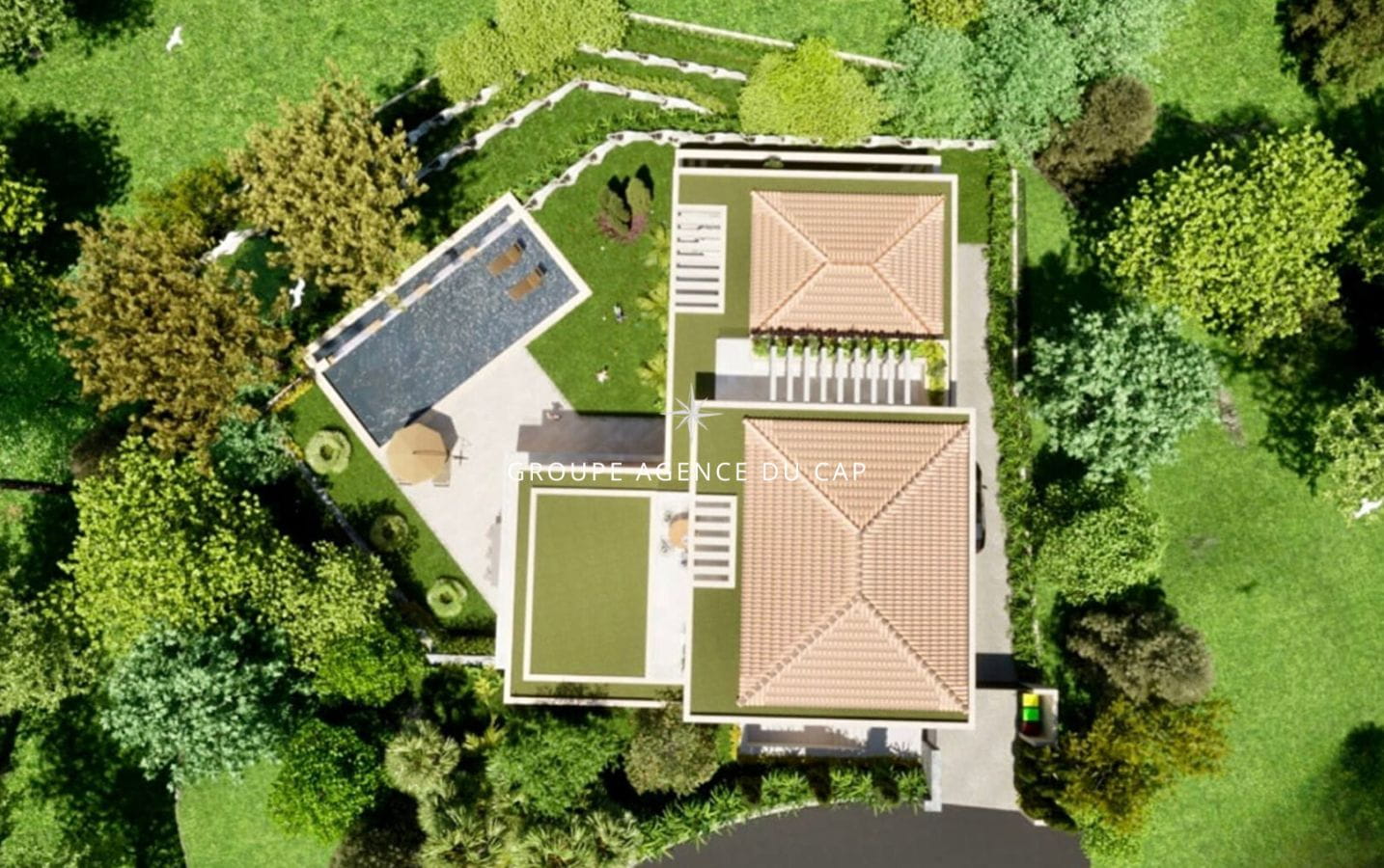 SAINTE MAXIME – NEW VILLA 400sqm 7 ROOMS SEA VIEW POOL GARAGE 5 CARS Image 3