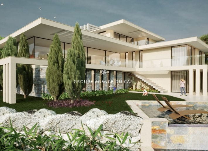 SAINTE MAXIME – NEW VILLA 400sqm 7 ROOMS SEA VIEW POOL GARAGE 5 CARS