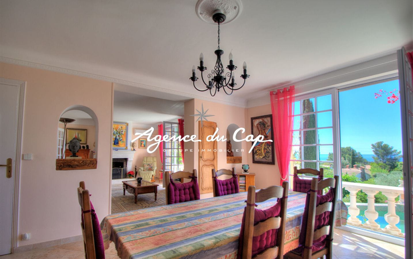 SAINT RAPHAEL  LES PLAINES VILLA  VUE MER AVEC PISCINE Image 8