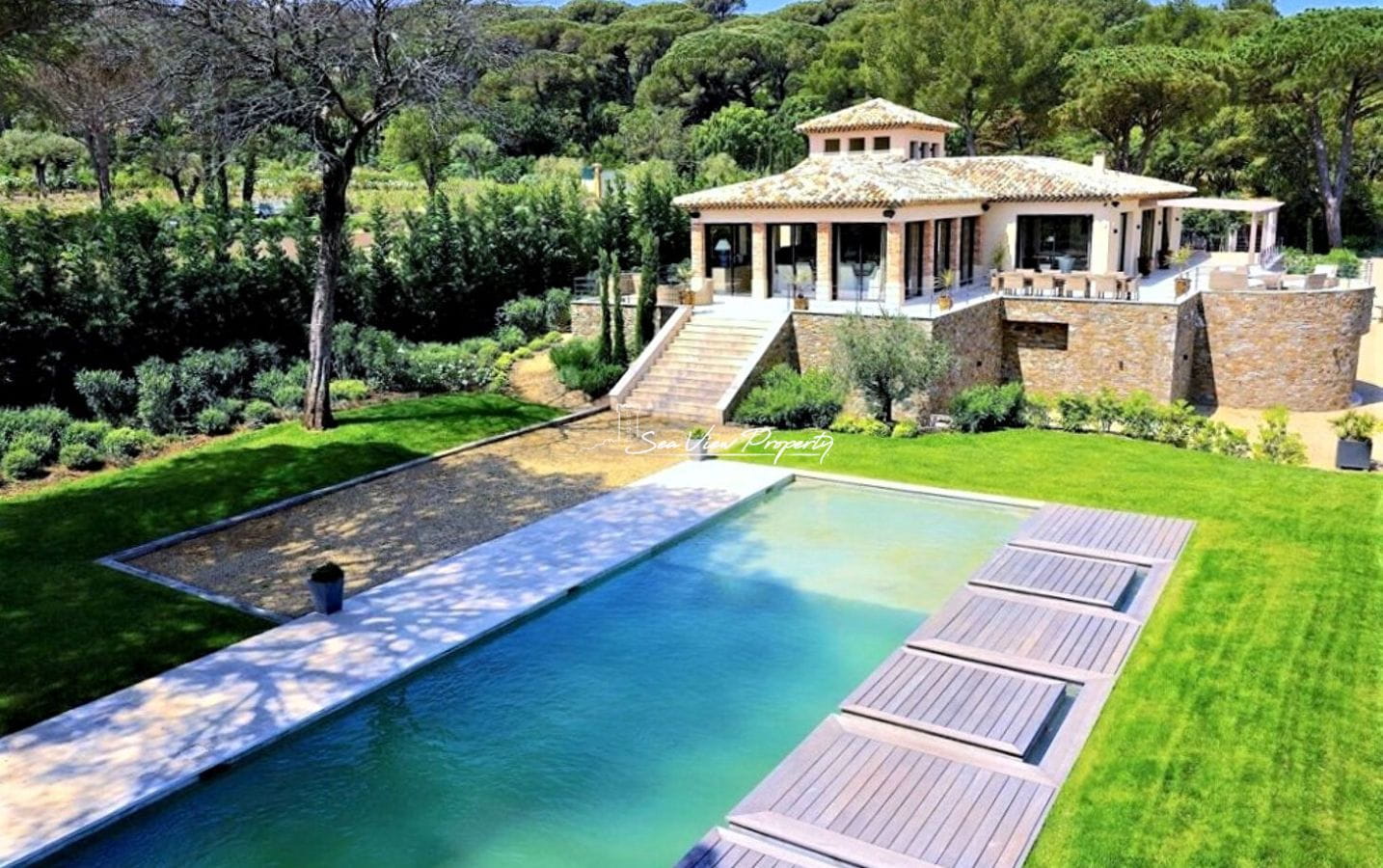 Saint-tropez, Demeure De Prestige Vue Mer Au Calme Image 4