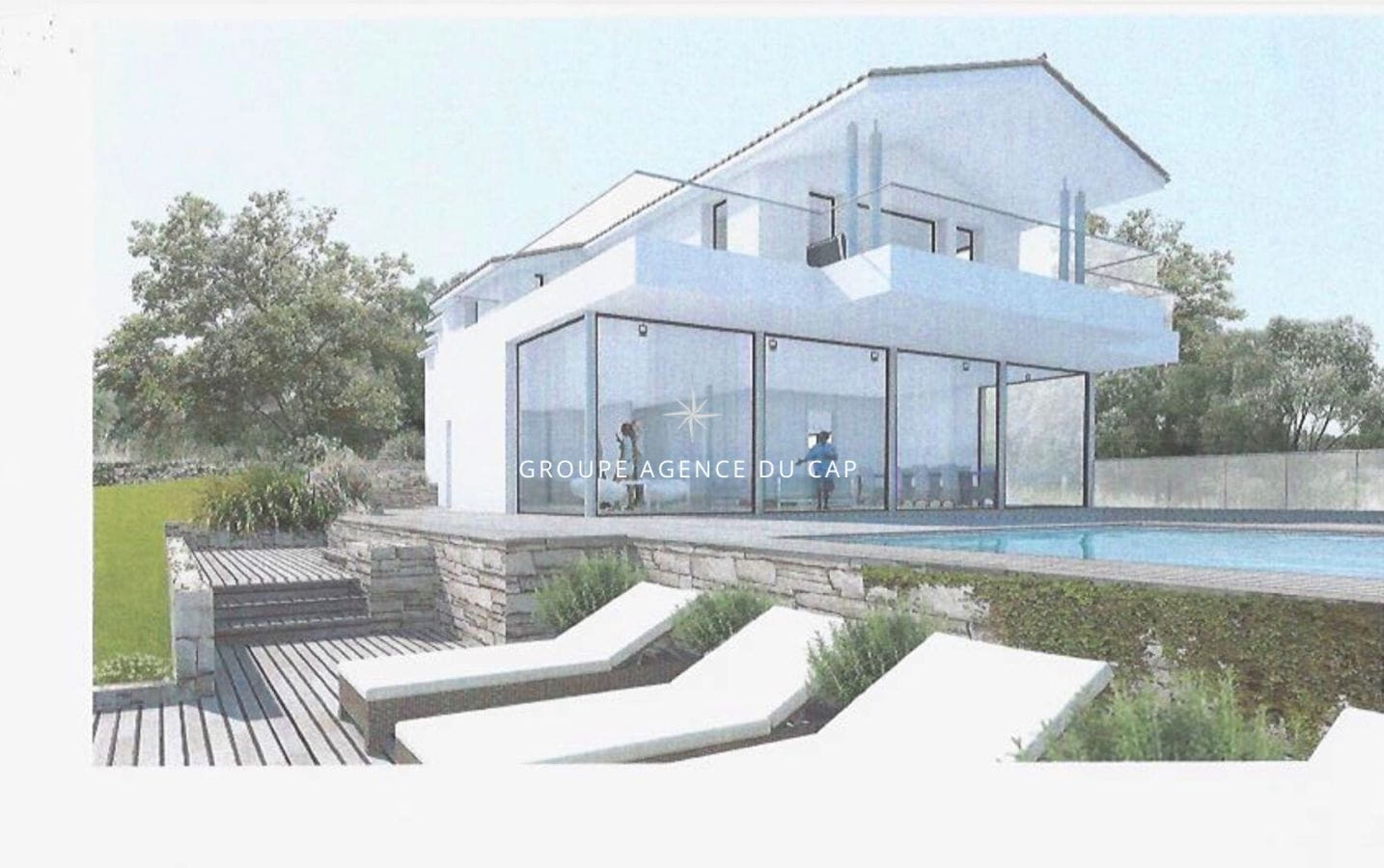 Villa vue mer + T2 indépendant avec terrain de 2094 m² à l&rsquo;arrière, constructible aux Issambres Image 16