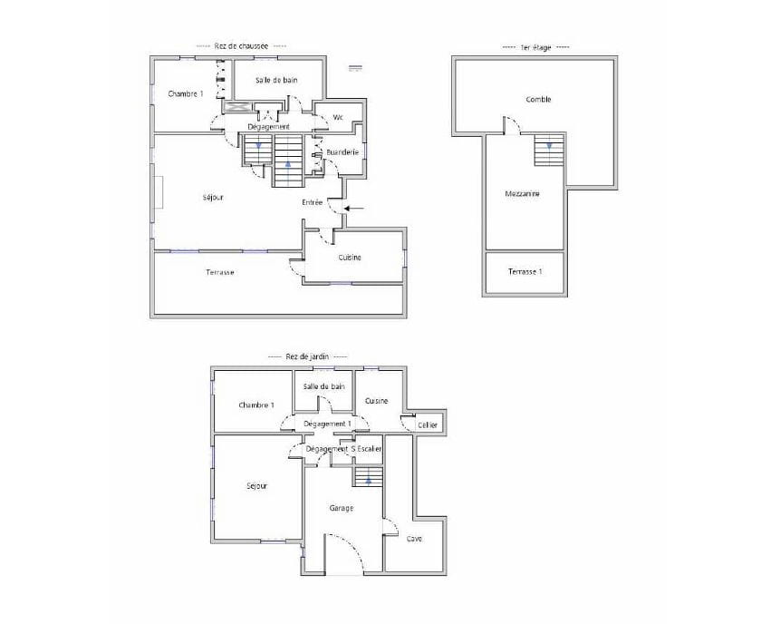 À VENDRE VILLA 4 PIECES COMPOSÉE DE 3 CHAMBRES AVEC POTENTIEL D’AMÉNAGEMENT  ET AVEC VUE MER, À  SAINT-AYGULF Image 1