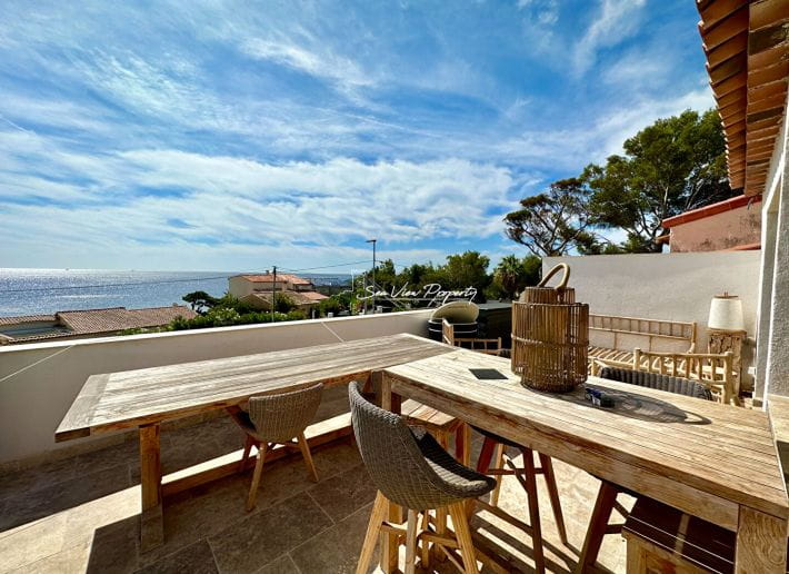 Top Roof Apartment Of 100sqm Including 3 Rooms With Sea View In Les Issambres