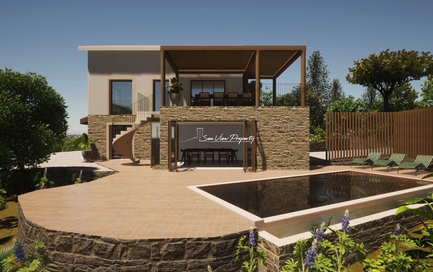 Villa Contemporaine 214m² 6 Pieces Vue Mer Sur Le Golfe De Saint Tropez, Aux Issambres Image 0