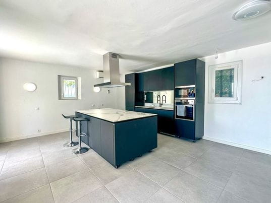 VILLA 7 PIECES 200M2 AVEC VUE MER DEGAGEE, PISCINE, 2 APPARTEMENTS – AUX ISSAMBRES Image 5