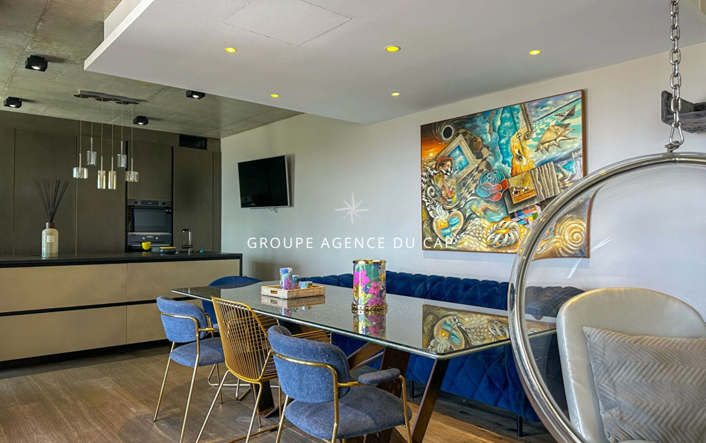 FOR SALE CONTEMPORARY VILLA SEA VIEW SWIMMING POOL POOL HOUSE EN SUITE BEDROOMS LES ISSAMBRES Image 5