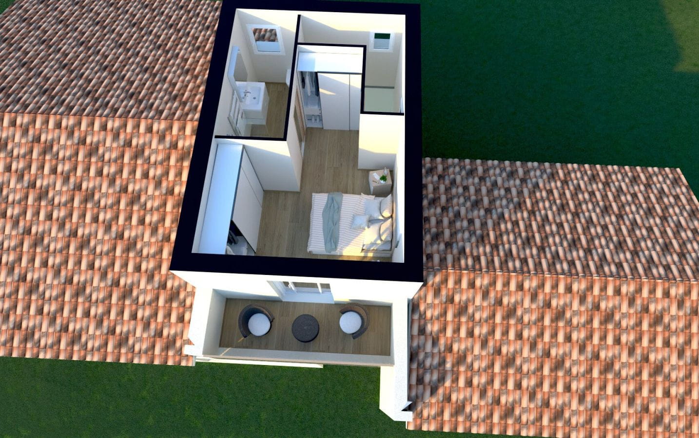 VILLA À RÉNOVER VUE MER TERRAIN 1400M² GRAND POTENTIEL, AUX ISSAMBRES Image 5