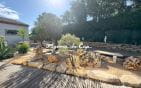 VILLA A VENDRE 148M2 AVEC PISCINE SOUS SOL JARDIN PAYSAGE ET VUE MER , A SAINT AYGULF Min 3