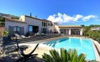 À VENDRE VILLA PROVENÇALE VUE MER À PIED DES PLAGES AVEC PISCINE ET GARAGE, LES ISSAMBRES Min 1