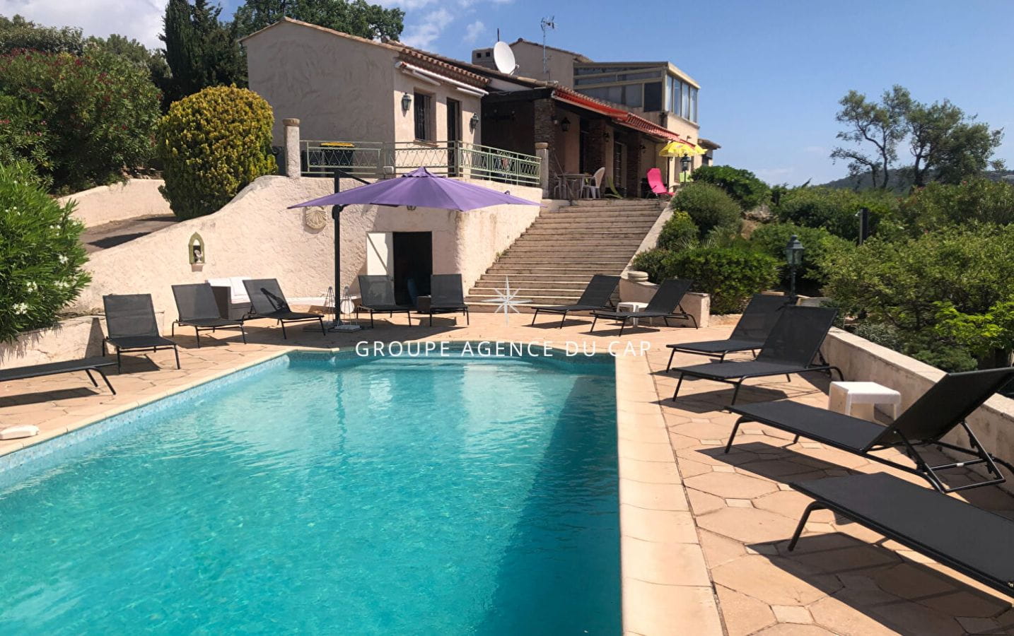 FOR SALE VILLA PANORAMIC SEA VIEW SWIMMING POOL PARKING ANNEX LES ISSAMBRES Image 0