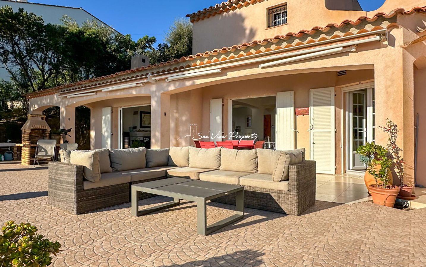 A VENDRE VILLA VUE MER 4 CHAMBRES GRAND TERRAIN PISCINE GARAGE PARKINGS Image 1