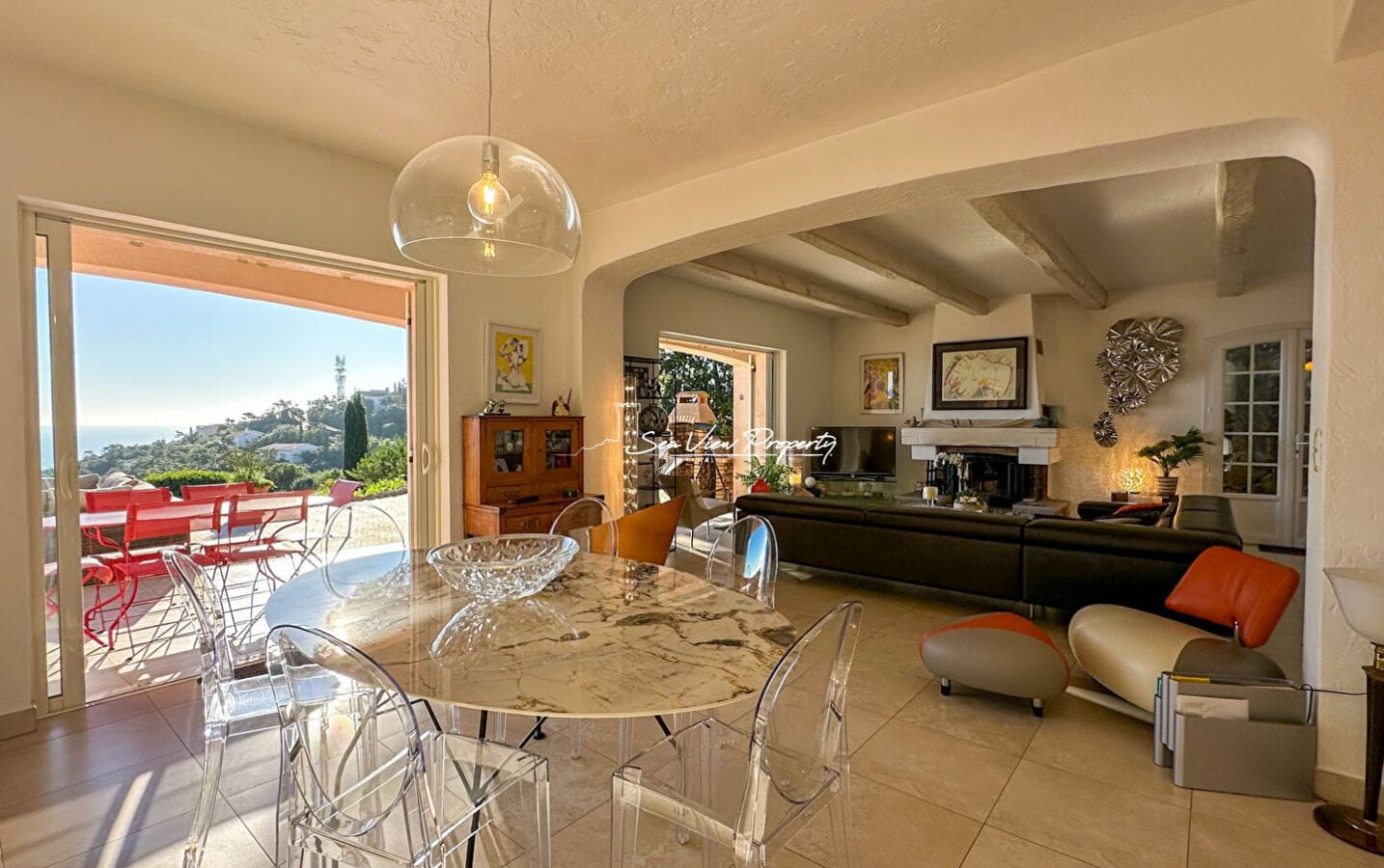 A VENDRE VILLA VUE MER 4 CHAMBRES GRAND TERRAIN PISCINE GARAGE PARKINGS Image 4