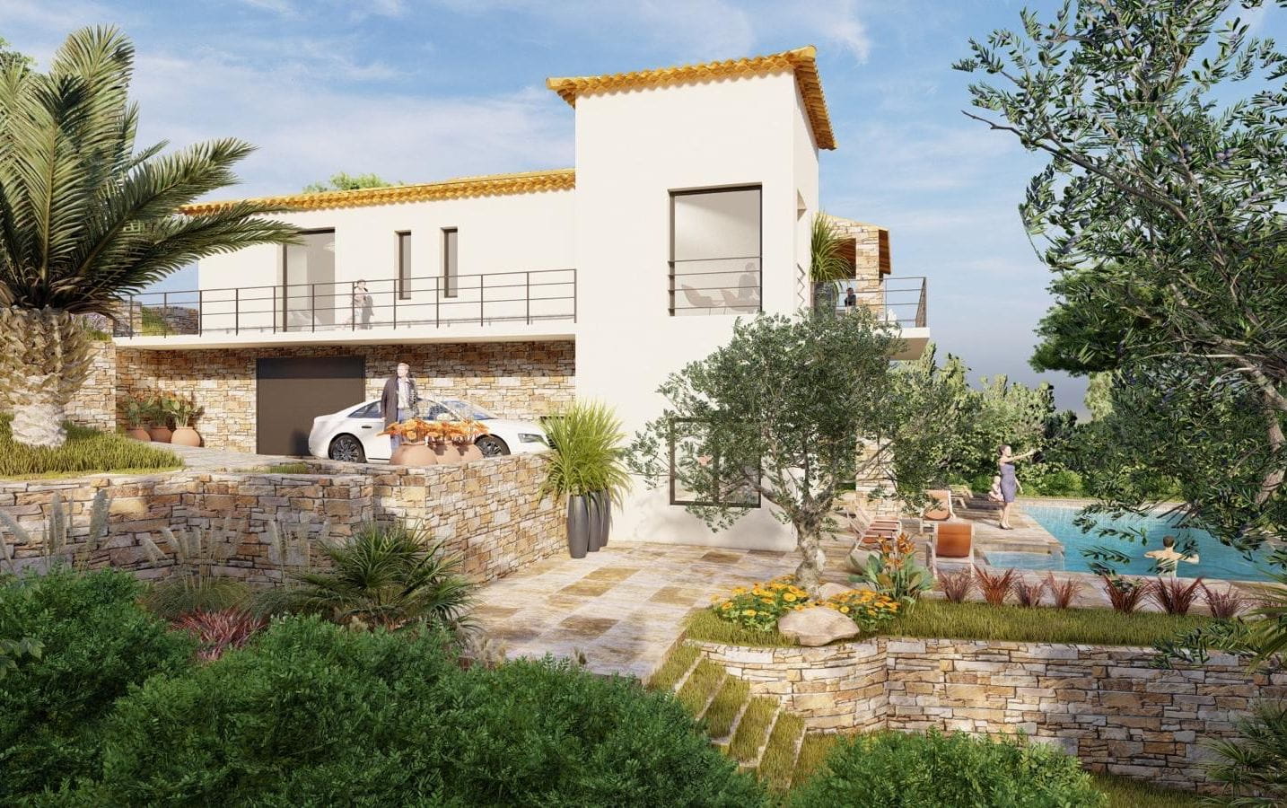 LES ISSAMBRES VILLA AVEC VUE MER PANORAMQUE AVEC PERMIS ACCEPTE ET PURGE Image 3