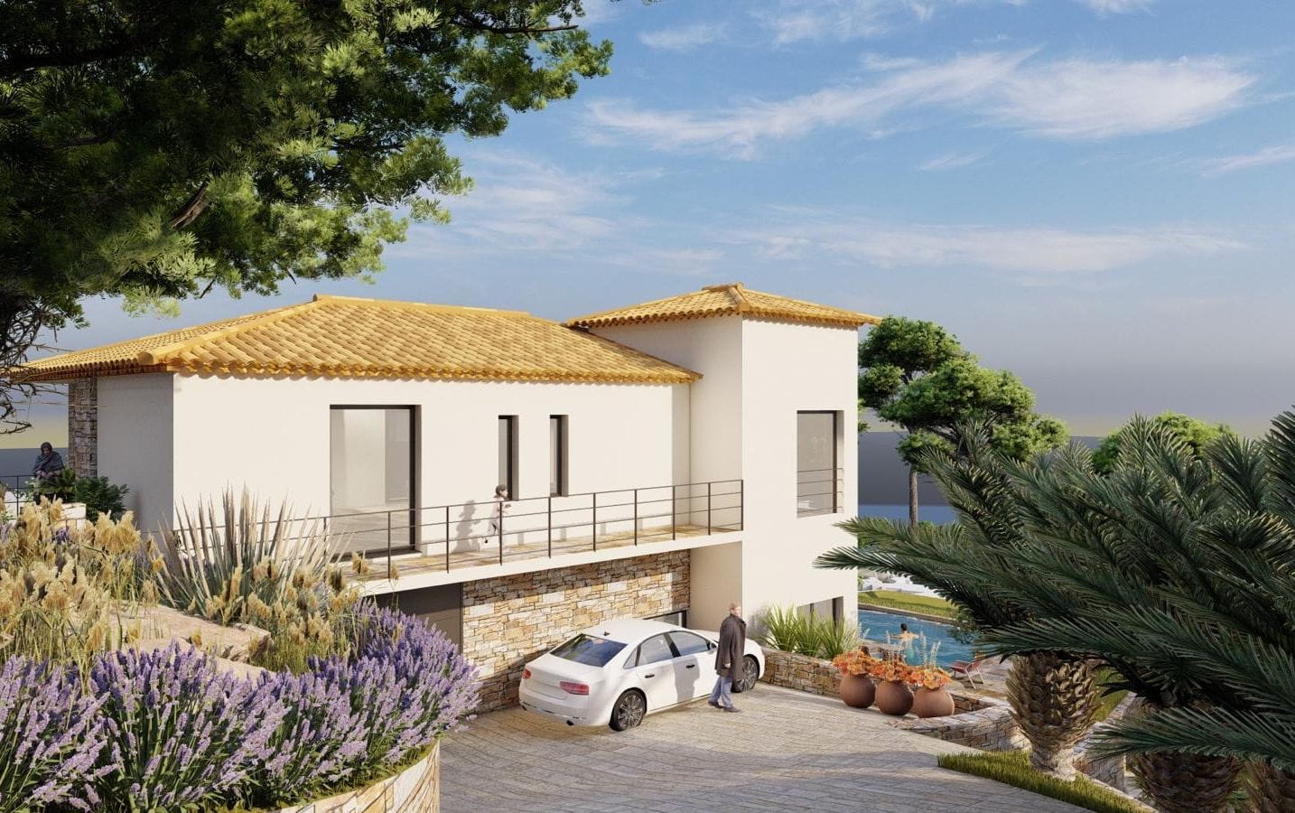 LES ISSAMBRES VILLA AVEC VUE MER PANORAMQUE AVEC PERMIS ACCEPTE ET PURGE Image 4