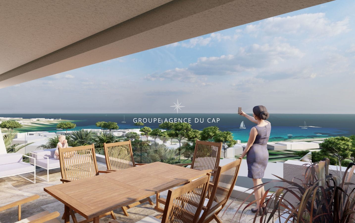 A VENDRE VILLA NEUVE 4 CHAMBRES PISCINE PARKINGS VUE MER PANORAMIQUE  PLAGES A PIED Image 5