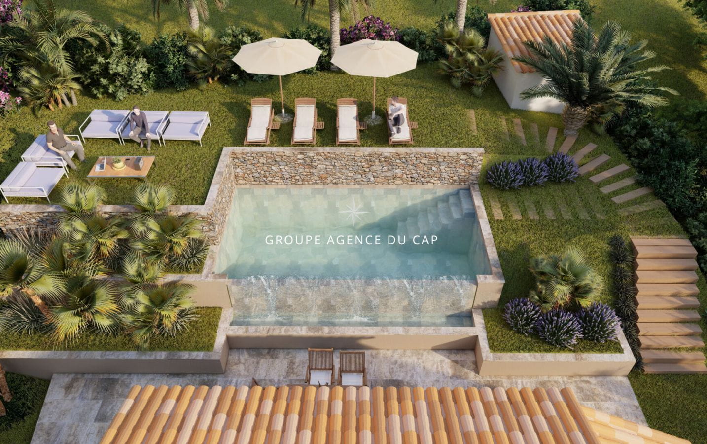 A VENDRE VILLA NEUVE 4 CHAMBRES PISCINE PARKINGS VUE MER PANORAMIQUE  PLAGES A PIED Image 8