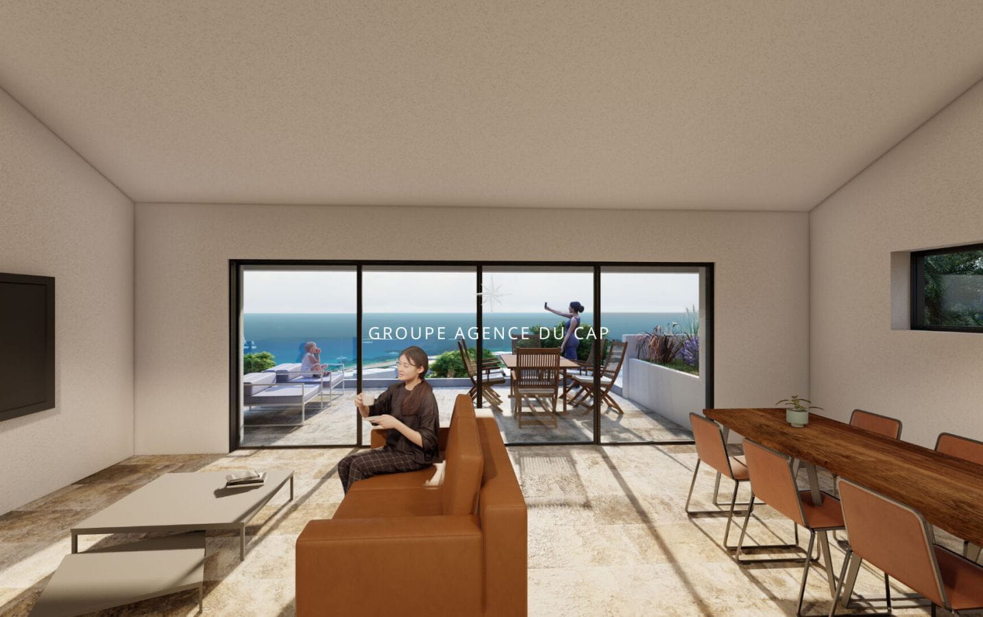 FOR SALE PROJECT CONSTRUCTION NEW VILLA SEA VIEW 4 BEDROOMS SWIMMING POOL PARKING BEACHES ON FOOT LES ISSAMBRES Image 6