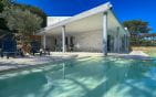 À VENDRE VILLA CONTEMPORAINE 5 CHAMBRES GARAGE DOUBLE PISCINE VUE MER LES ISSAMBRES Min 13