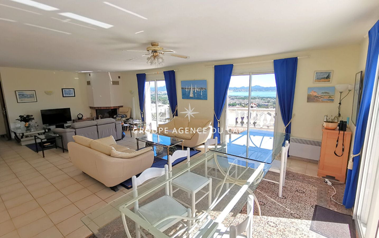 FOR SALE 10-ROOM VILLA 7 DOUBLE BEDROOMS LIVING ROOM GARAGE GAMES ROOM POOL PANORAMIC SEA VIEW IN SAINT AYGULF Image 3