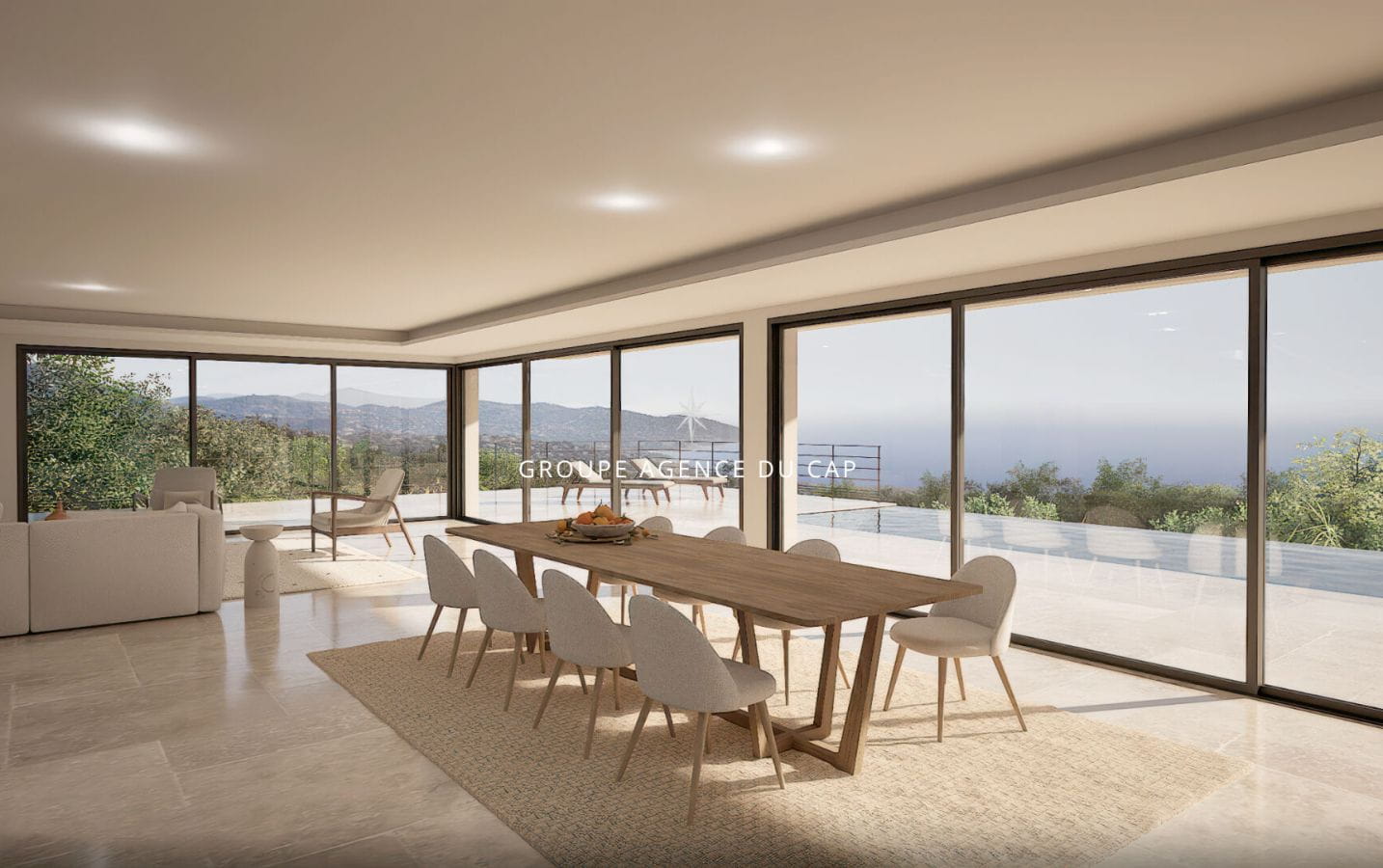 PROPERTY WITH PANORAMIC SEA VIEW, 7 BEDROOMS, POOL, TRIPLE GARAGE, IN LES ISSAMBRES Image 6