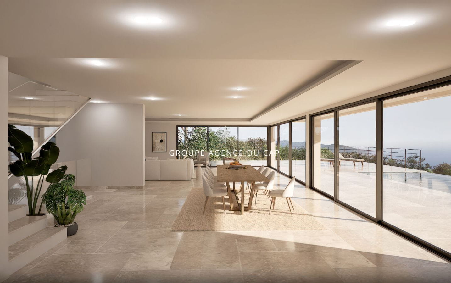 PROPERTY WITH PANORAMIC SEA VIEW, 7 BEDROOMS, POOL, TRIPLE GARAGE, IN LES ISSAMBRES Image 7