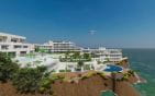 ST RAPHAEL, PIED DANS L’EAU, 2 PIECES DE 53 M² FACE MER, EXPO SUD, TERRASSE DE 24 M²  ET PARKING PRIVÉ. Min 0