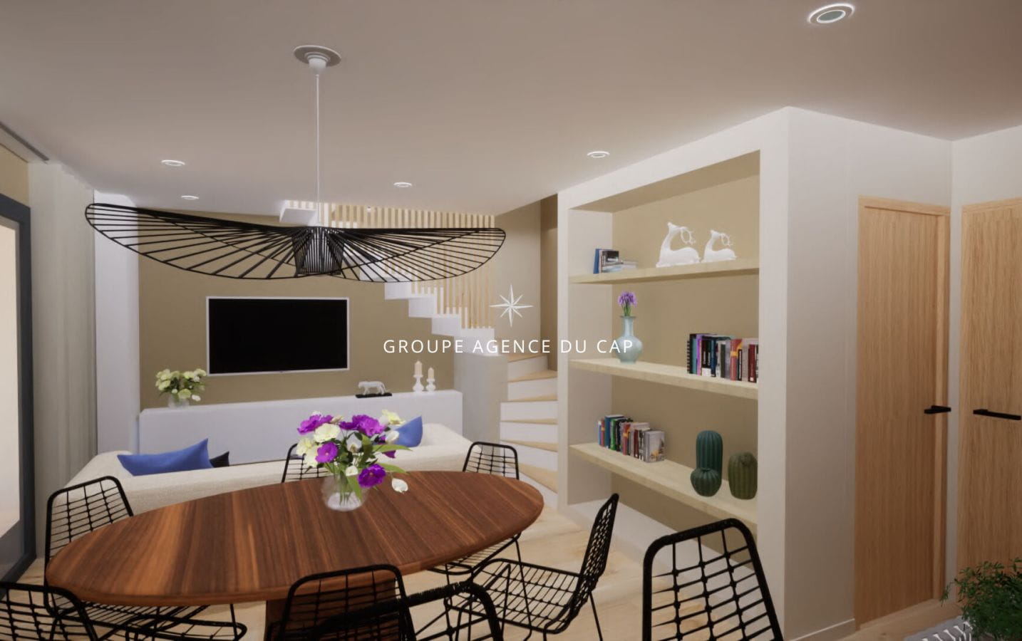 ST RAPHAEL, PIED DANS L’EAU, DUPLEX 3 PIECES DE 63 M²  EN REZ DE JARDIN  + TERRASSE FACE MER, PARKING PRIVÉ, PISCINE ET ACCES DIRECT MER Image 1