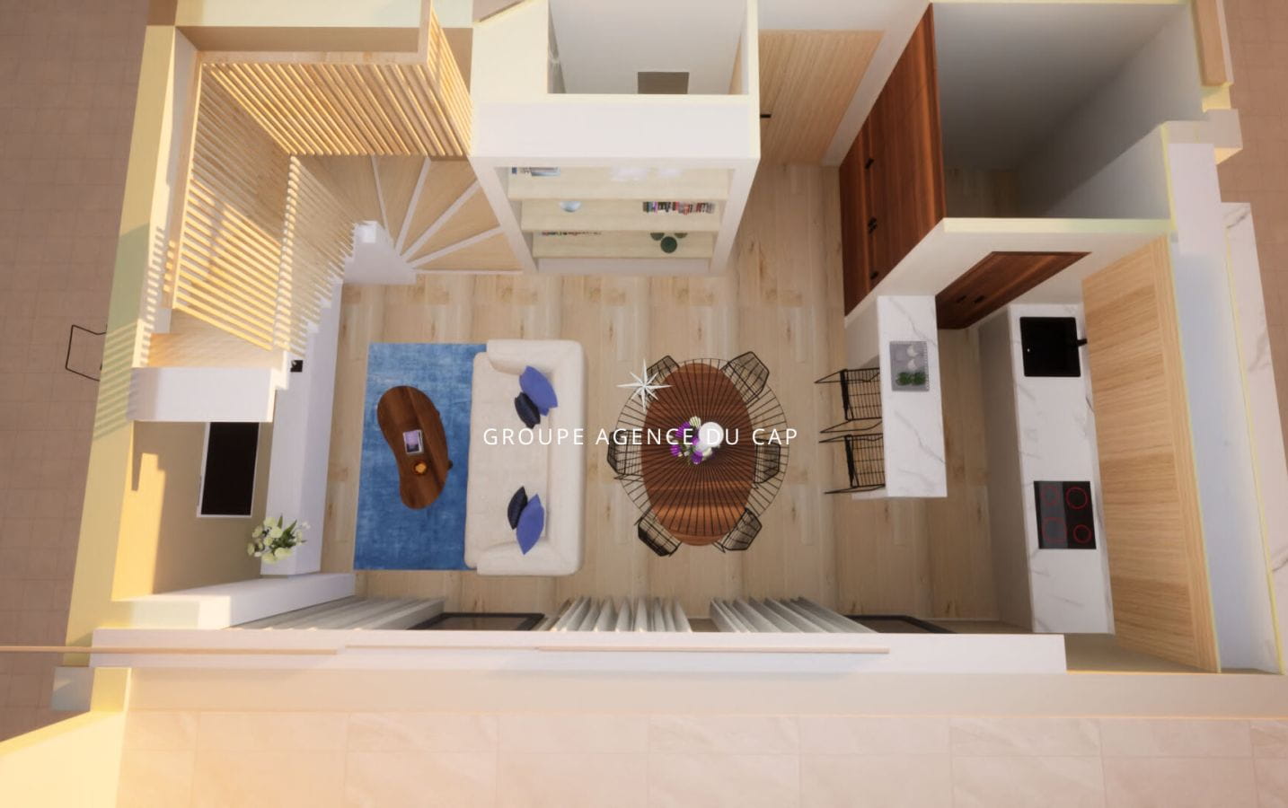 ST RAPHAEL, PIED DANS L’EAU, DUPLEX 3 PIECES DE 63 M²  EN REZ DE JARDIN  + TERRASSE FACE MER, PARKING PRIVÉ, PISCINE ET ACCES DIRECT MER Image 3