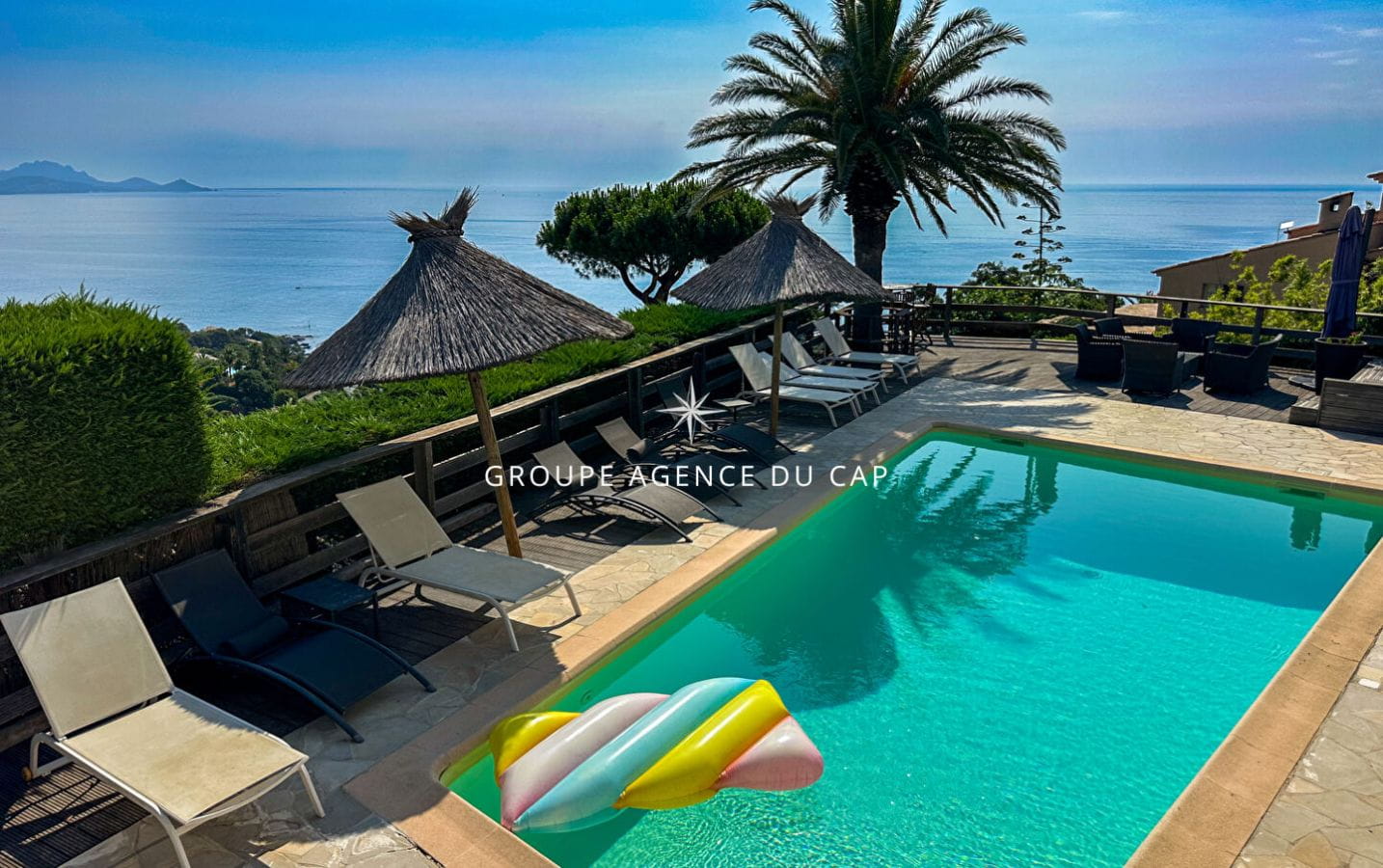 LES ISSAMBRES PANORAMIC SEA VIEW CHARMING 8-ROOM PROPERTY WITH POOL Image 3