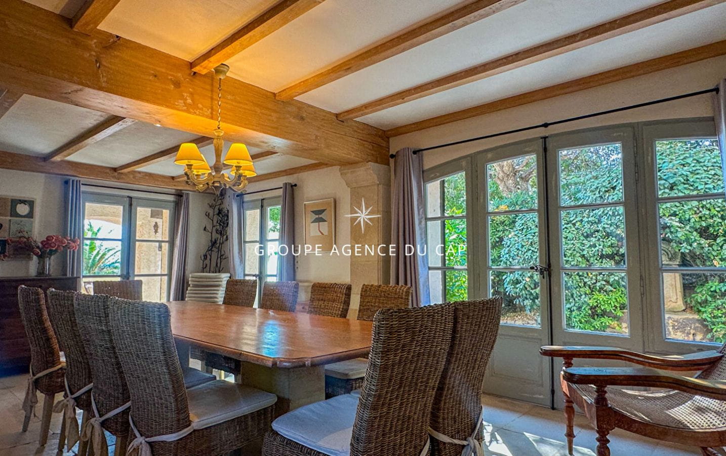 LES ISSAMBRES VUE MER PANORAMIQUE VILLA DE CHARME 8 PIÈCES AVEC PISCINE Image 7