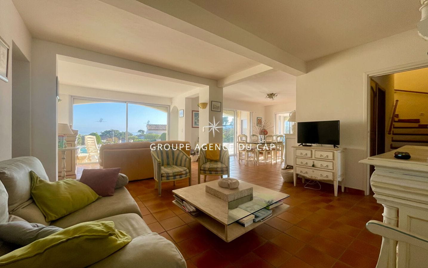 A VENDRE VILLA VUE MER 185m² 6 PIECES 4 CHAMBRES PISCINE GARAGE AUX ISSAMBRES Image 13