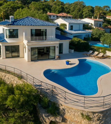 PIEDS DANS L&rsquo;EAU VILLA DE 240M2 FACE A LA MER AVEC PISCINE, AUX ISSAMBRES
