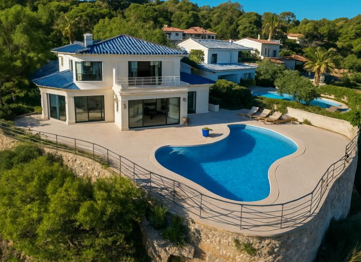 PIEDS DANS L&rsquo;EAU VILLA DE 240M2 FACE A LA MER AVEC PISCINE, AUX ISSAMBRES