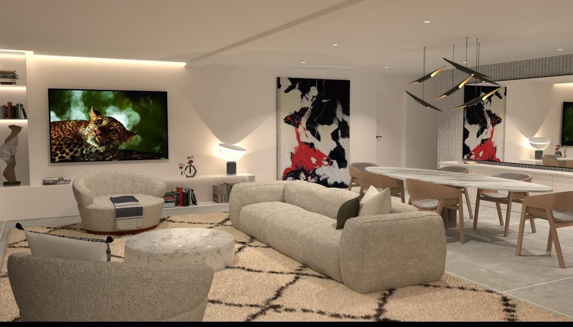 NEW CONTEMPORARY VILLA 4 BEDROOMS SUITES POOL GARAGE PANORAMIC SEA VIEW IN LES ISSAMBRES Image 14