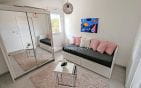 FOR SALE TOP FLOOR APARTMENT 3 ROOMS 2 BEDROOMS TERRACE SEA VIEW, IN A RESIDENCE WITH POOL NEAR THE SEA AND SHOPS – PARKING AND GARAGE – SAINT AYGULF Min 9
