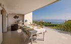 A VENDRE APPARTEMENT 3 PIECES REZ-DE-JARDIN GARAGE CAVE RESIDENCE AVEC PISCINE VUE MER PANORAMIQUE AUX ISSAMBRES Min 2