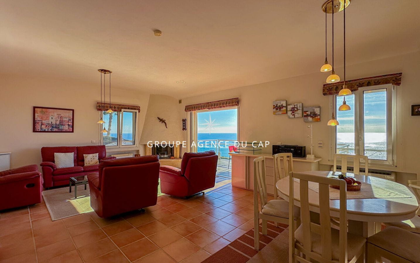 VUE MER PANORAMIQUE VILLA 7 PIECES AVEC PISCINE ET GARAGE, AUX ISSAMBRES Image 5