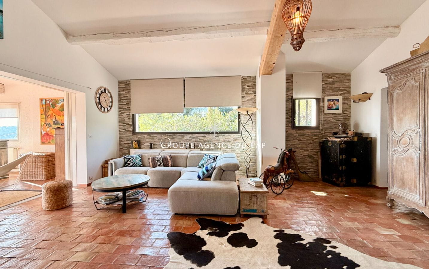 VILLA PROVENCALE DE CHARME DE PLAIN PIED VUE MER GOLFE DE SAINT TROPEZ , APPARTEMENT INDEPENDANT PISCINE ET GARAGE DE 85 M², AUX ISSAMBRES Image 5