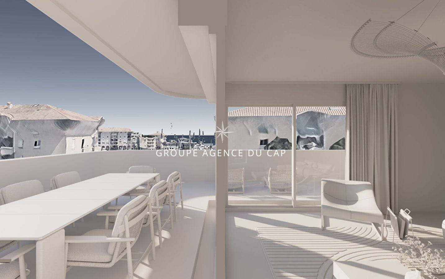 ROOFTOP D&rsquo;ENV. 99M², VUE CANAL, MER ET PORT, 4 PIECES, 3 CHAMBRES ET SON ROOFTOP DE  65 M² , TERRASSE DE 27 M² Image 3