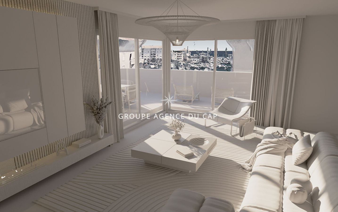 ROOFTOP D&rsquo;ENV. 99M², VUE CANAL, MER ET PORT, 4 PIECES, 3 CHAMBRES ET SON ROOFTOP DE  65 M² , TERRASSE DE 27 M² Image 4