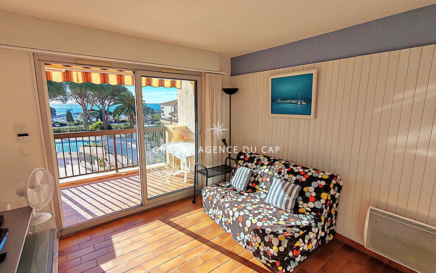 A VENDRE APPARTEMENT  T1 CABINE VUE MER DANS RESIDENCE SECURISEE AVEC PISCINE ET PARKING PROCHE MER ET CENTRE VILLE DES ISSAMBRES Image 7