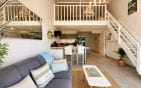 DUPLEX VUE MER AVEC GARAGE ET PLACE DE PARKING DANS RESIDENCE SECURISEE AVEC PISCINE AUX ISSAMBRES Min 3